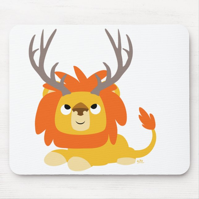 Mousepad de Leão Antlered (Frente)