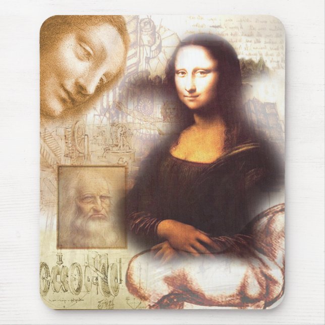 mousepad de Leonardo da Vinci (Frente)