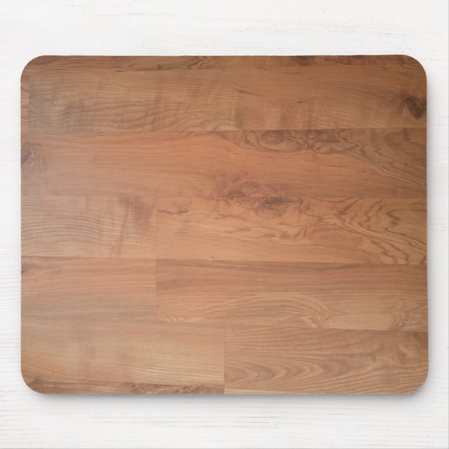 Mousepad de madeira do teste padrão do (Frente)