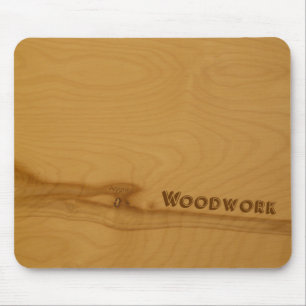 Mousepad de madeira Knotty