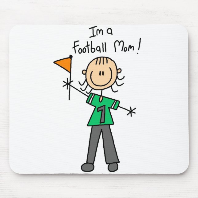Mousepad de Mãe de Futebol (Frente)