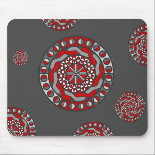 Mousepad de Máquinas Vermelhas