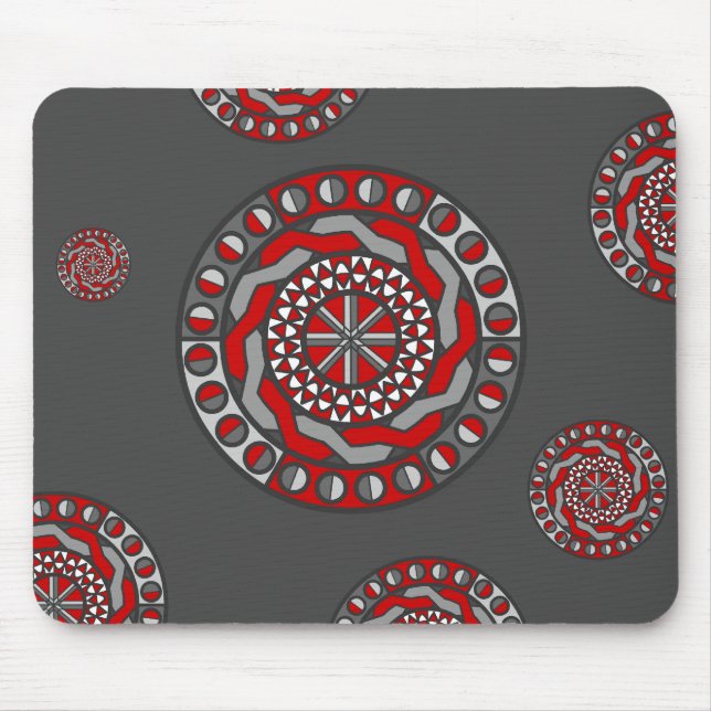 Mousepad de Máquinas Vermelhas (Frente)