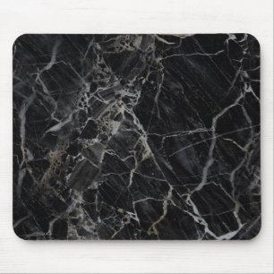 Mousepad de mármore preto