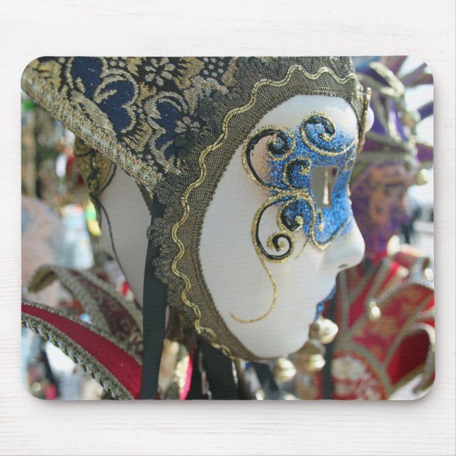 Mousepad de máscara de carnaval (Frente)
