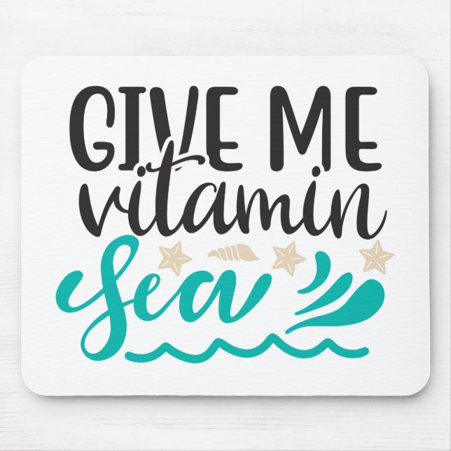 Mousepad Dê-me Mar de Vitamina (Frente)