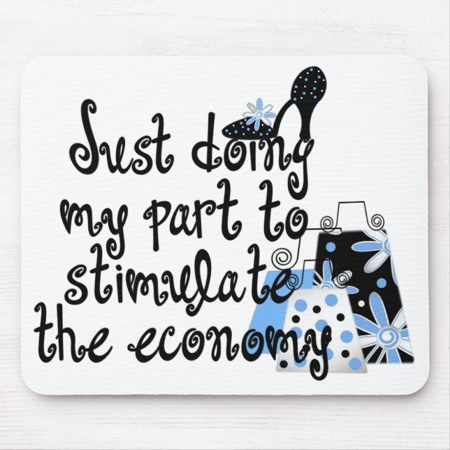 Mousepad de Moda Azul (Frente)