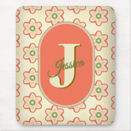 Mousepad de Monograma Moderno Personalizável