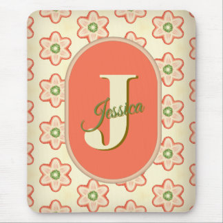 Mousepad de Monograma Moderno Personalizável