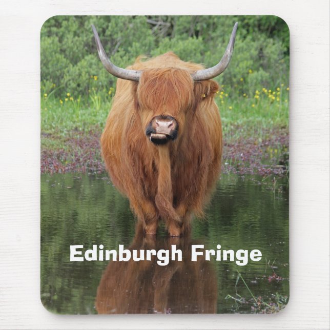Mousepad De "mousemat da franja Edimburgo" (Frente)