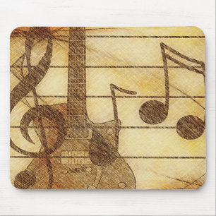 Mousepad de Música e Violão