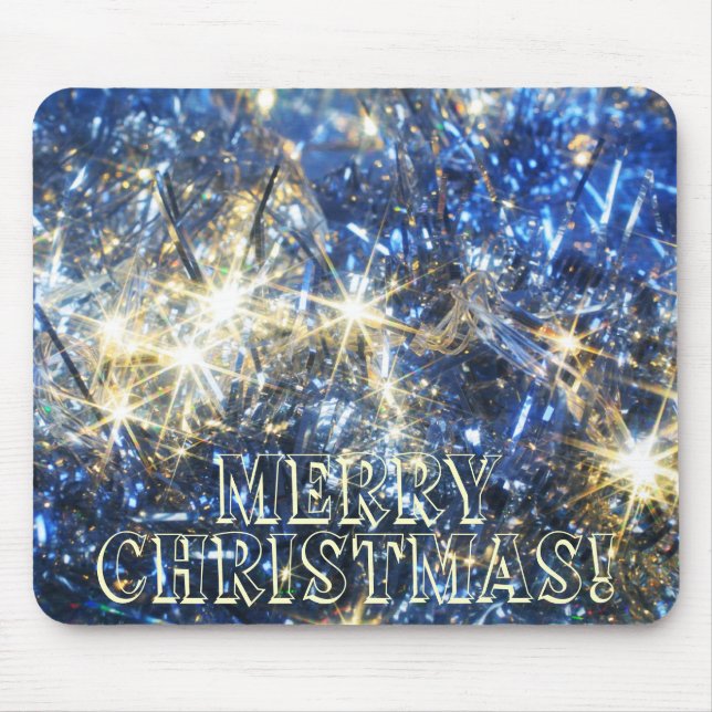 Mousepad de Natal Azul (Frente)