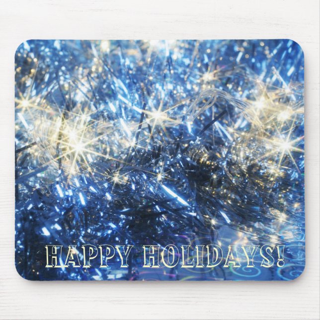 Mousepad de Natal Azul (Frente)