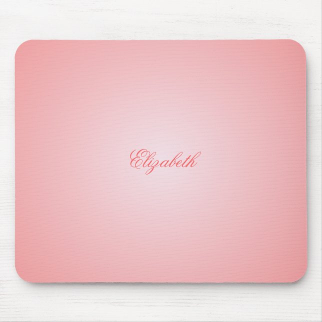 Mousepad de Nome Rosa (Frente)