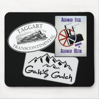 Mousepad De "O Gulch Galt", "Taggart Transco…", "Rearden… "