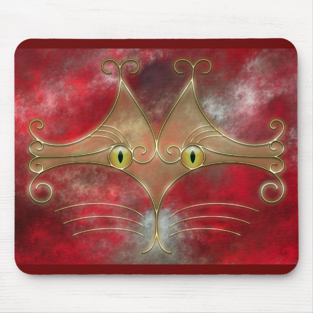 Mousepad de Olhos de Gato (Frente)