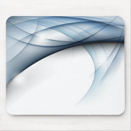 Mousepad de Ondas Azul-Branco