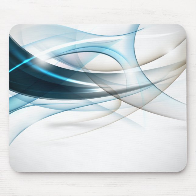 Mousepad de Ondas Azul-Tan (Frente)