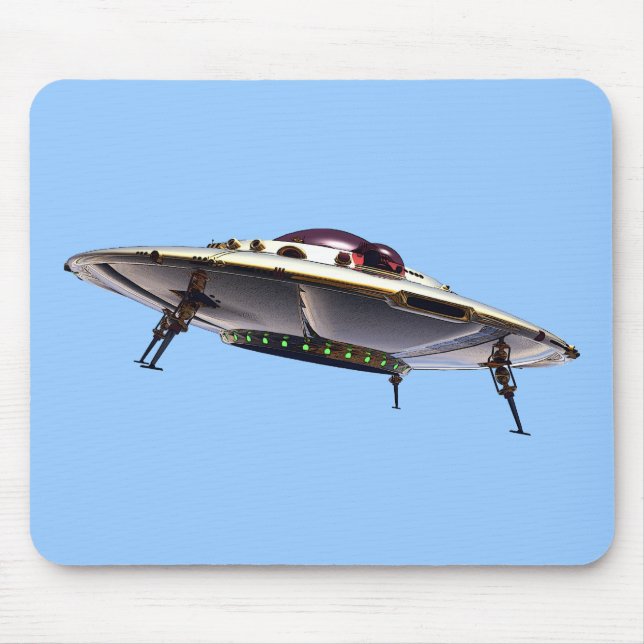 Mousepad de OVNI Metálico (Frente)