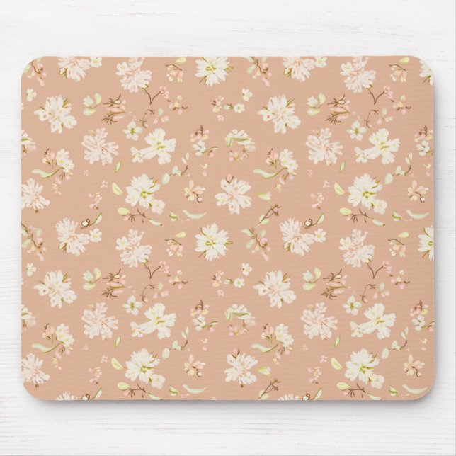 Mousepad de Padrão de Flor (Frente)
