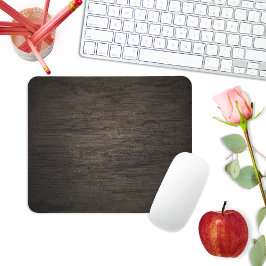 Mousepad de Painel de Madeira Escura