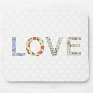 Mousepad de palavras de amor