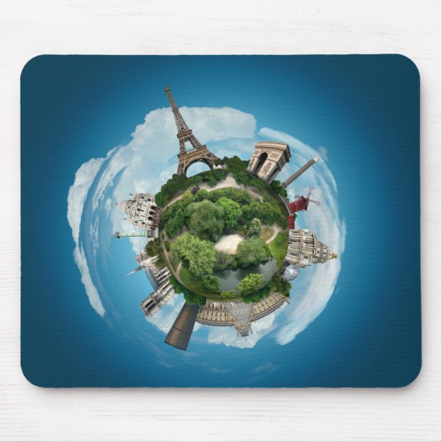 Mousepad de Paris do planeta (Frente)
