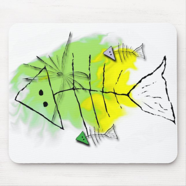 Mousepad de Peixes Primitivos (Frente)