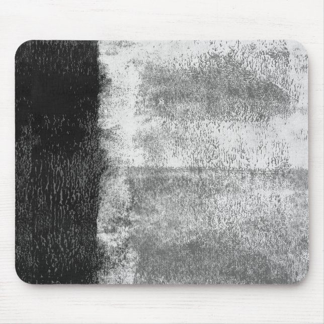 Mousepad de pintura enrolada preta (Frente)