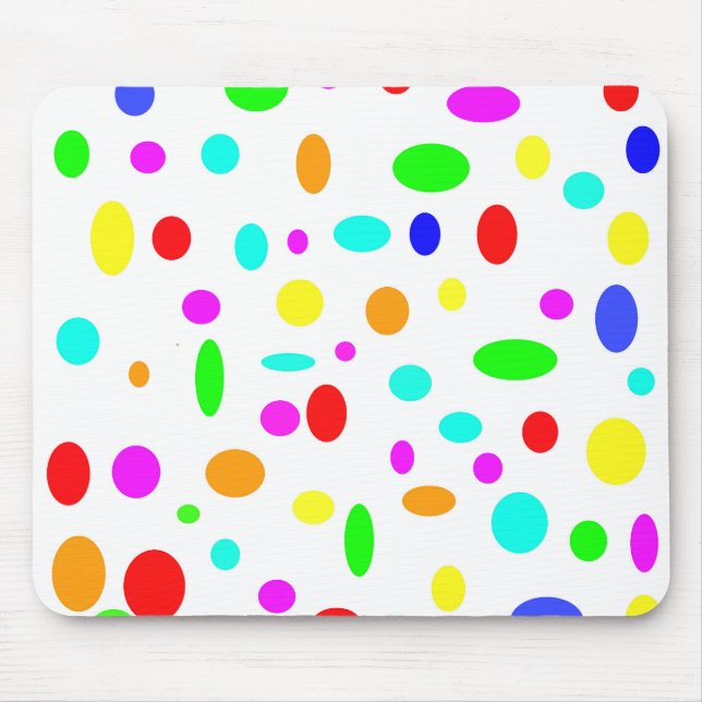 Mousepad de Pontos Cores (Frente)