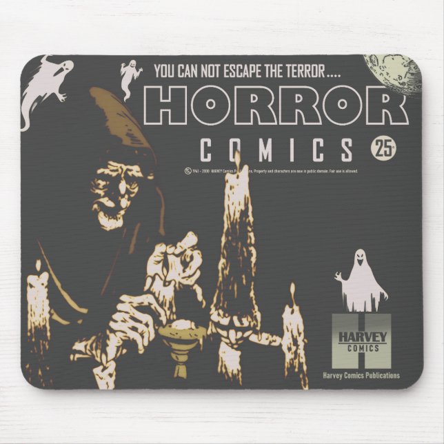 Mousepad de Quadrinhos de Terror  (Frente)