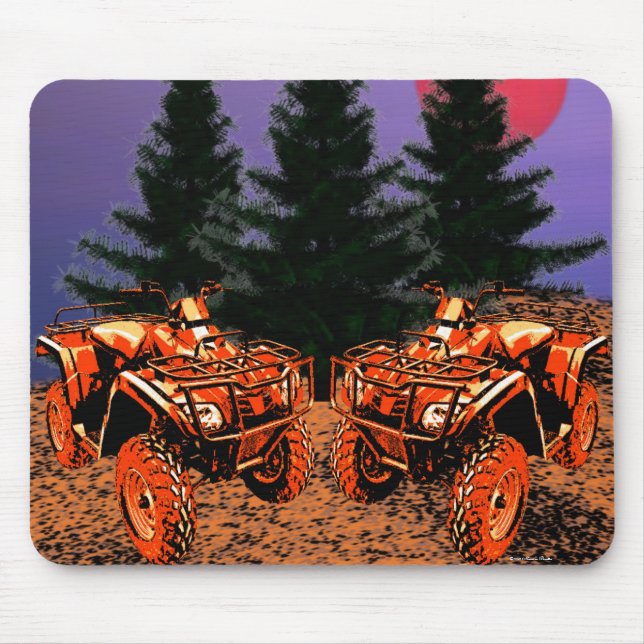 Mousepad de Quatro Rodas (Frente)