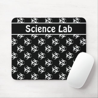 Mousepad de Risco Preto e Branco com Texto Persona