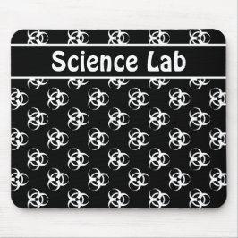 Mousepad de Risco Preto e Branco com Texto Persona