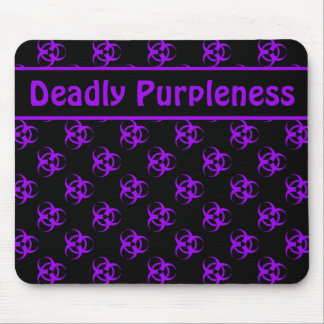 Mousepad de Risco Roxo com Texto Personalizado
