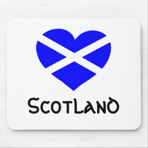 Mousepad de Scotland do amor