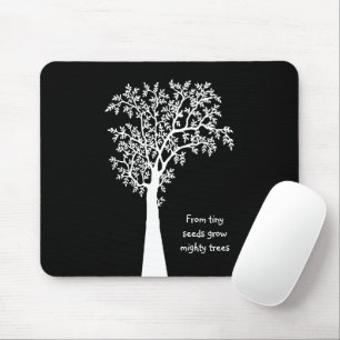 Mousepad De Sementes Pequenas Crescem Poderosas Árvores Pro