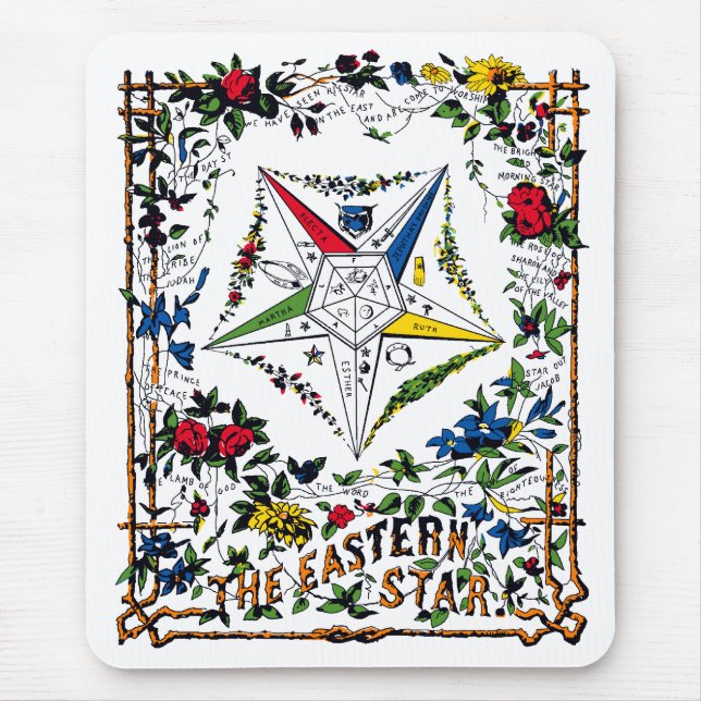 Mousepad de Signet do vintage de OES (Frente)