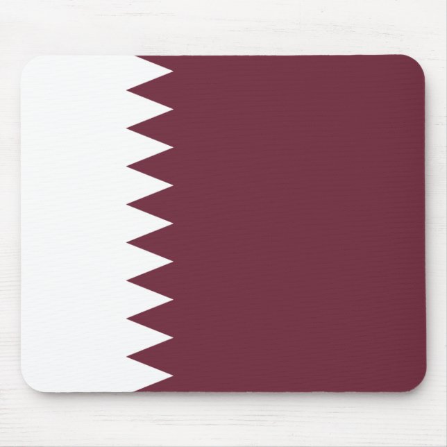Mousepad de Sinalizador do Qatar (Frente)