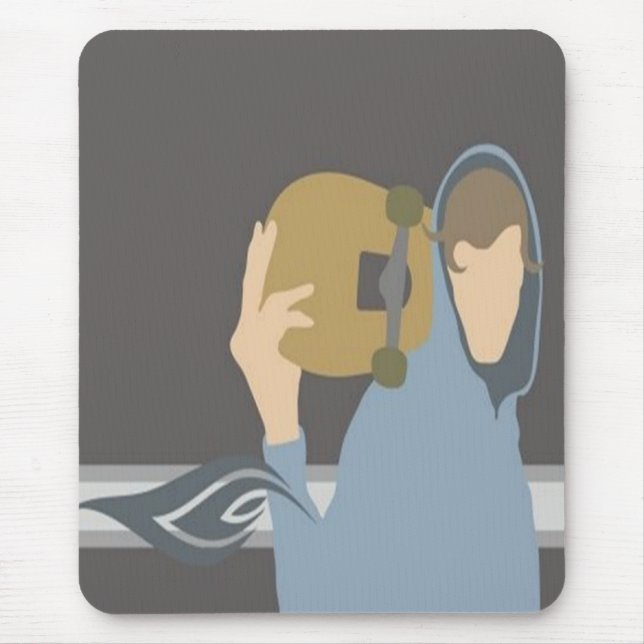Mousepad de Skater Andando (Frente)