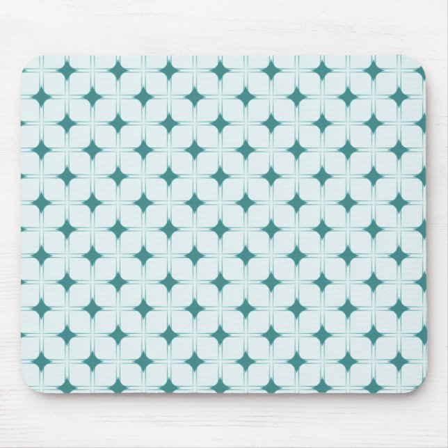Mousepad De Sofisticação Retroativa, Teal (Frente)