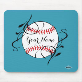 Mousepad de Softball - HAMbyWG - Aqua