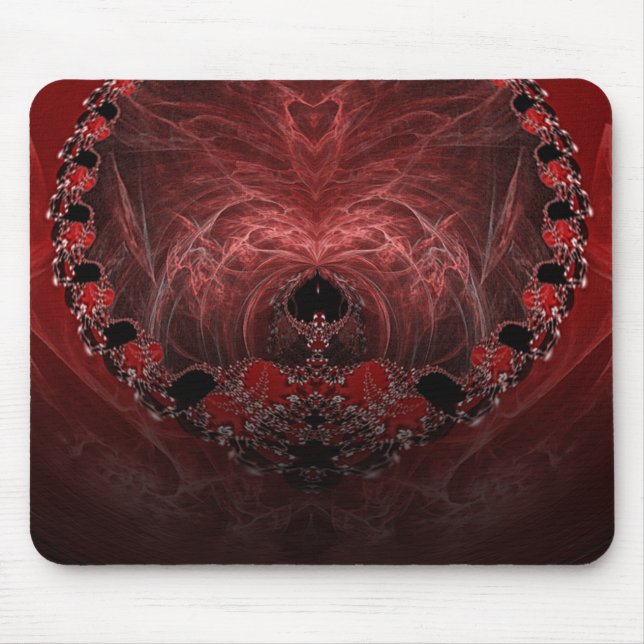 Mousepad de Sonhos Fractais Magicais (Frente)