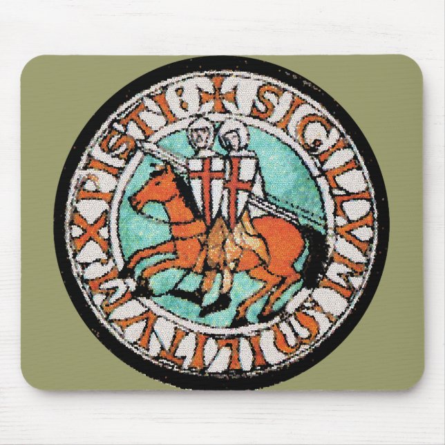 Mousepad de Templar dos cavaleiros (Frente)