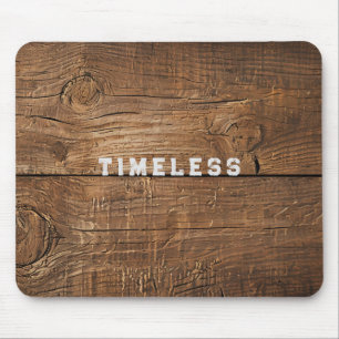 Mousepad de Textura Russa do Plank de Madeira