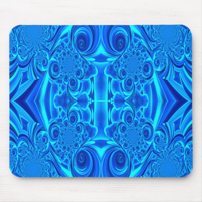 Mousepad de textura vibrante azul (Frente)