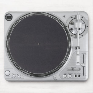 Mousepad de toca-discos DJ