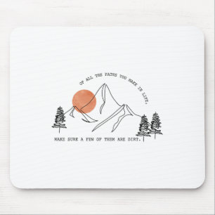 Mousepad De Todos Os Caminhos Que Você Toma Na Vida Florest