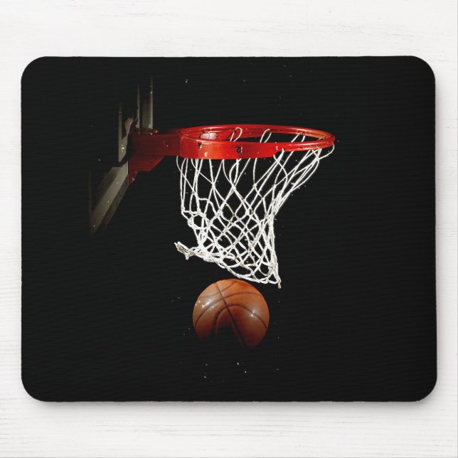 Mousepad de Trabalho de arte de Basquete Único (Frente)