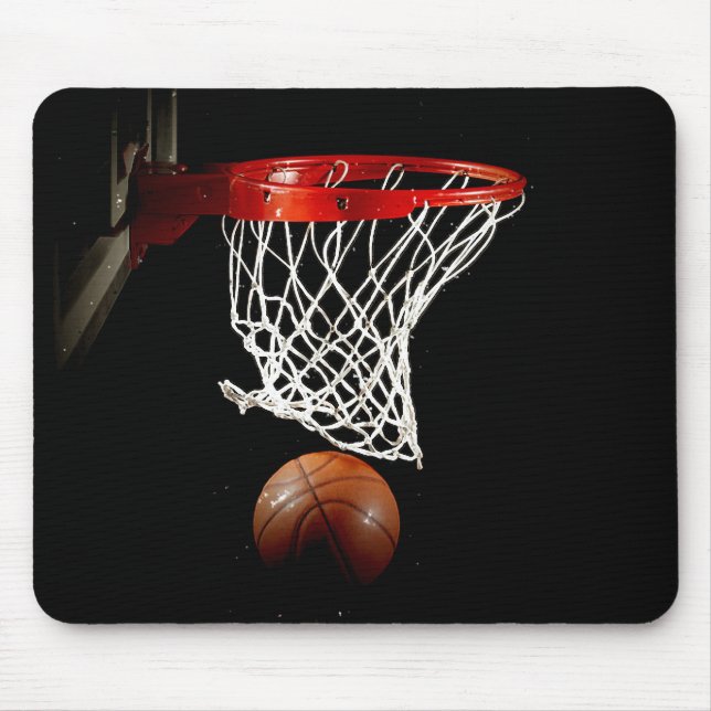 Mousepad de Trabalho de arte de Basquete Único (Frente)